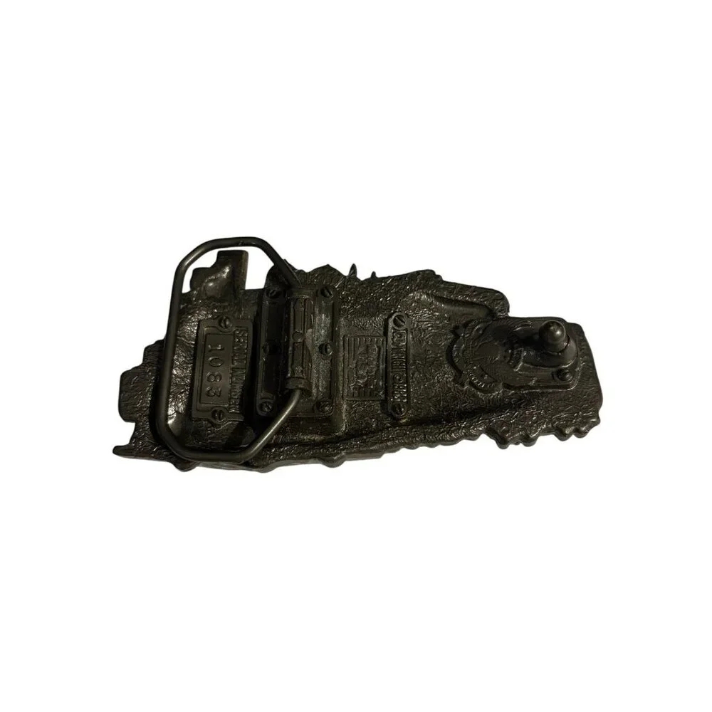 Train Belt Buckle‎ Steam Engine The Great American Buckle Co. USA #1083 1983 VTG